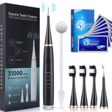 6 in 1 Ultrasonic Dental Electric Toothbrush Whitening Strips Scaler Tartar Remover Sonic Teeth Plaque Cleaner