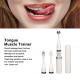 Toothbrush Electric Mouth Tongue Muscle Training Massager Oral Rehabilitation Trainer for Adult Kids