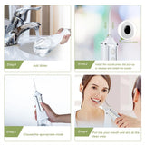 Irrigator Flosser Washing hine Portable Electric Household Oral Tooth Cleaner 350ML Water Tank
