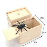 2Pcs Prank Box Handcrafted Wooden Spider Money Surprise In A Box, Pranks Stuff Toys Set Kit For Adults And Kids