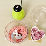Automatic Meat Grinder Multi-function Food Processor Powerful Household Electric Chopper Cutter Blender 2L
