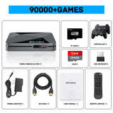 KINHANK Retro Super Console X2 Pro 90000 Video Games for PS1/DC/MAME/SS with Gamepad Kid Gift Game Box
