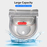 Stainless Steel Automatic Pet & Livestock Waterer with Floating Ball