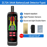 ZL73B Leak Detector 50-10000ppm Rechargeable Sound Alarm Combustible Flammable Natural Methane Liquefied Gas Analyzer
