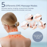 Smart neck massager shoulder massage electric pulse cervical spine portable heating analgesic and decompression tool health care