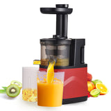 Portable Slow Masticating Juicer - Cold Press Extractor with Two Speed Modes, Juice Maker