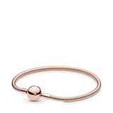 Snake bone chain rose gold golden silver