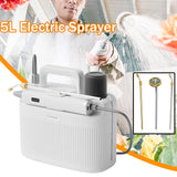 5L Electric Plant Water Sprayer with 2200mAh Rechargeable Battery - For Garden, Lawn & Cleaning