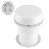 12V Roof 4000R/min LED Air Ceig Ventilation Grille Round for Campers Motorhome Travel Trailer Van Rooir Vent RV Fan