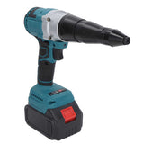 Woodworking Electric Rivet Gun 1 Key Operation Automatic Dual Speed Adjustable Riveter Riveting Tools 110‑240V Wood Trimmer