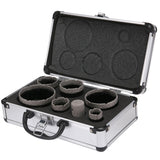 M14 Dia Set Tiles Glass 25/35/45/50/65/75Mm With 25Mm Finger Bits, Tile Drill For Angle Grinder
