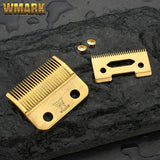 New WMARK Professional Cordless Hair Blade High Carton Steel Clipper Accessories for Choice Golden Screws