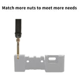 3D Printing Hot Melt Heat Knurled Embed Injection Copper Nut 345pcs w/7pcs Heat-Set Insert Tip for M2 M2.5 M3 M4 M5 M6 M8