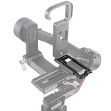 Vertical Shot L Plate Dslr Camera Handle Quick Release L Plate Mount Bracket for Sony A7M4/ A7S3/ Z6 Stabilizer Vertical Racquet