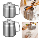 Stainless Filter Fine Mesh Tank Container Jug Large Capacity Storage Can Oil Strainer Pot Kitchen Cooking Tools