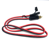 DIY 14AWG Heavy Duty Harness Quick Disconnect Plug SAE to DIN Hella Socket 90cm for Motorcycles