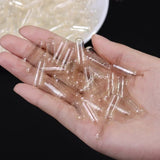 100Pcs Wholesale Standard Size 00 0 1 # Empty Shell Gelatin Clear Transparent Hollow Seperated Capsules