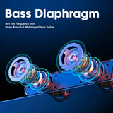 Wire For Computer PC Stereo Bass Sound Speakers Soundbar Loudspeakers With Microphones Full Range Home Theater Durable