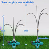 Outdoor Water Sprayer Misting Coog Nozzle System Multi Heads Flexible Standing Misters For Greenhouses Plants
