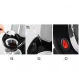 220V 450W household electric steam drip fully automatic dual cup hine, dual-use American coffee and te