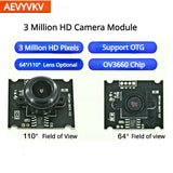 New OV3660 USB Camera Module 3 Million Pixels 1080P 110/64 Degree View Vision MJPG/YUY2 Manual Focus for Windows//Android