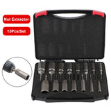 15PCS/Set Car Removal Repair Wrench Bar Deepen The Drill Socket Adapter Auto Accessories Garage Tools Universal