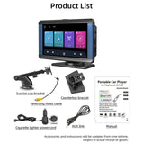 7 Inch Car Multimedia Player with Built-in Camera Support Driving Record Wireless Carplay Android Auto FM Reverse Image