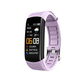 C5S Color Screen Watch Sports Heart Rate Monitoring Alarm Clock Weather Waterproof Pedometer Smart Reminder Bracelet