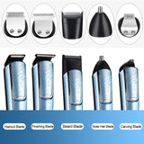RESUXI NK-969 Professional 5 in Trimmer for Barber Multi-function Men's Clipper Electric Shaver Hair Cutting hines
