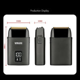 WMARK NG-983 Barber Shaper Shaver Beard USB Electric Razor for Oil Head Shaving hine Push White, 8100RPM