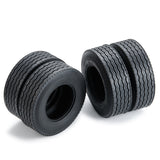 4Pcs Rubber All-Terrain Tyres Wheel Tires Thicken Widen 28Mm For 1/14 Tamiya Tractor Truck RC Car