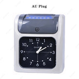 Electronic Clock Recorder LCD Recording Digital Attendance hine Card Time for Office Factory Employee Check in