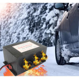 12V/24V 3 Port Windshield Defroster Car Van Heater Fan for Truck Buses Campers Cara Tool