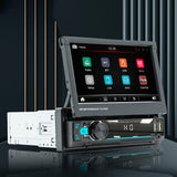7-inch Retractable Screen MP5 MP4 MP3 Player BT 5.1 Car Locator Frequency Modulation Channel Radio AUX Audio Input