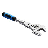 5 In 1 Torque Wrench 10 Inch Adjustable Ratchet Wrench 180 Degree Folding Spanner Household Hand Tool Workshop Maintenance