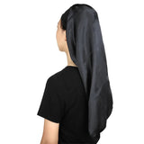 Satin Bonnet Long Hat Soft Elastic Band Nightcap Silky Cap Curly Hair Braids Dreadlocks Care Wrap For Women Men Unisex