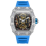 Fashion Luxury Men's Watches ONOLA Hollow Full-automatic Mechanical Tape Waterproof Watch for Men Montres Pour Hommes Clock