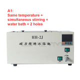 Electric Heating Constant Temperature Water Bath Laboratory Magnetic Stirring Water Bath Digital Lab Hot Water Bath Pot 2400rpm