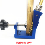 Upgraded 9mm Oblique Drill 15 Degree Angle Bits Hole Jig Woodwork Guide Clamp Locator Set Kit Woodworking DIY Tools