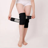 1 Pair Adjustable Therapy Brace Support Sleeve Warm Self Heating Tourmaline Knee Pad Pain Relief Patella Protector For Gift