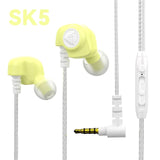 QKZ SK5 HIFI Headsets 3.5mm In-Ear Stereo Heavy Bass Dynamic Earphone With Mic Game Sport Music Monitor Noise Cancelg Earbuds