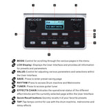 MOOER PE100 Portable Multi-Effects Processor - Guitar Effect Pedal with 39 Effects, 40 Drum Patterns, 10 Metronomes, Tap Tempo
