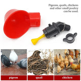 24Pcs Automatic Chicken Bird Drinking Bowl Poultry Chicken Fowl Drinker Water Drinking Cups Livestock Drinking Cup Poultry Tools