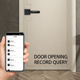 Electronic door biometric fingerprint unlock WiFi Tuya/TTlock application controls smart password lock keyless entry