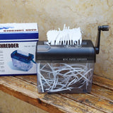 Mini Manual Portable A6 Hand Paper Cutting Shredder Strip-cut hine Office Teaching Supplies Durable Cutter