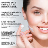 Hyaluronic Face Moisturizer snail Cream Anti-Wrinkle Aging Moisturizing Shrink Pores Whitening Smooth Skin Care