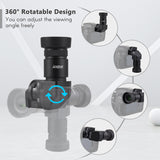 Andoer Camera 1.25X/ 2.5X Magnification Right Angle Viewfinder with 10 Mount Adapters for Canon Nikon Fujifilm DSLRs