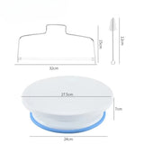 78Pcs Cake Decorating Pastry Turntable Kit Nozzle Piping Bag Set Rotating Stand Baking Tools Accessories Bak