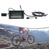 New Practical LCD S900 Display Speed Control Panel SM Plug Scooter UART 24/36/48V ABS Black Electric Bicycle