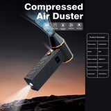 130000 RPM Electric Air Digital Display Violent Blower High-Speed Dust Blowing Handheld Portable Turbo Fan